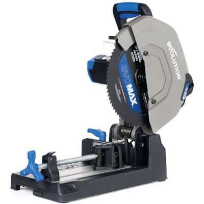 Evolution Power Tools Professionelle Metall‑Trennsäge 355 mm (14") 230 V S355CPS Gen2 mit EVOMAX‑Klinge, intelligentem Motor, 0–45°‑Gehrungsschnitt, Schattenlinie, E‑Bremse Kalt‑Schnitt‑Stahlsäge Evolution Power Tools Professionelle Metall‑Trennsäge 355 mm (14") 230 V S355CPS Gen2 mit EVOMAX‑Klinge, intelligentem Motor, 0–45°‑Gehrungsschnitt, Schattenlinie, E‑Bremse Kalt‑Schnitt‑Stahlsäge