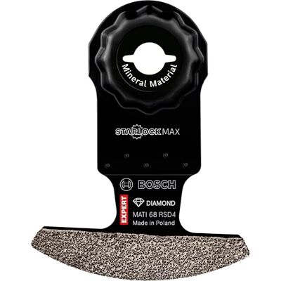 Bosch 1x EXPERT MATI 68 RSD4 Eckblatt (für Mörtel, Weiche Fliesen, Breite mm, Schnittbreite 1,6 mm, Professional Zubehör Multifunktionswerkzeug) Bosch 1x EXPERT MATI 68 RSD4 Eckblatt (für Mörtel, Weiche Fliesen, Breite mm, Schnittbreite 1,6 mm, Professional Zubehör Multifunktionswerkzeug)