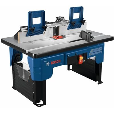 Bosch RA1141 66.0 cm x 16-1/5.1 cm Laminated MDF Top Portable Jobsite Router Table with 2-1/5.1 cm Vacuum Hose Port Bosch RA1141 66.0 cm x 16-1/5.1 cm Laminated MDF Top Portable Jobsite Router Table with 2-1/5.1 cm Vacuum Hose Port