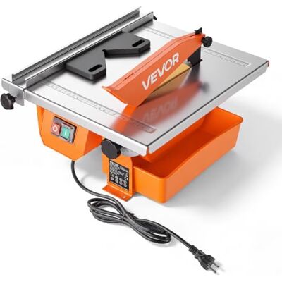 VEVOR Fliesenschneidmaschine 180 mm Diamantscheibe Fliesenschneider 600 W zum Schneiden von Fliesen & Steinen, 0-45° Einstellbarer Gehrungsschnitt, 3000 U/min, Abnehmbarer Wasserbehälter, Nassschnitt VEVOR Fliesenschneidmaschine 180 mm Diamantscheibe Fliesenschneider 600 W zum Schneiden von Fliesen & Steinen, 0-45° Einstellbarer Gehrungsschnitt, 3000 U/min, Abnehmbarer Wasserbehälter, Nassschnitt