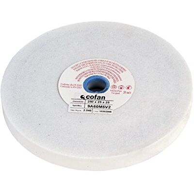 Cofan MUELA ABRAS. BLANCA 200X20X32 GR.60 Unid: 1 Cofan MUELA ABRAS. BLANCA 200X20X32 GR.60 Unid: 1