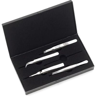 Weller Erem Set aus 4 Edelstahlpinzetten - Set of tweezers Weller Erem Set aus 4 Edelstahlpinzetten - Set of tweezers