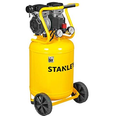Stanley Kompressor 230V SXCMS1350VE Luftkompressor 8Bar 50L 59dB Geräuscharme Luftpumpe Ölfrei 150L/Min mit Handgriff und Rädern Gelb Stanley Kompressor 230V SXCMS1350VE Luftkompressor 8Bar 50L 59dB Geräuscharme Luftpumpe Ölfrei 150L/Min mit Handgriff und Rädern Gelb