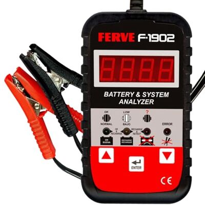 FERVE f-1902 Analysegerät 12 V Akku-, Boot-Generatoren und Motoren FERVE f-1902 Analysegerät 12 V Akku-, Boot-Generatoren und Motoren