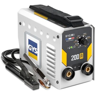 GYS , MI 200 A, Schweißgerät mit überzogener Elektrode, 200 A, einphasig, 230 V (MMA), Arc Force, Antiticking, Hot Start GYS , MI 200 A, Schweißgerät mit überzogener Elektrode, 200 A, einphasig, 230 V (MMA), Arc Force, Antiticking, Hot Start