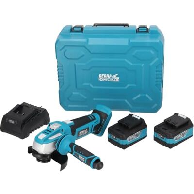 Dedra Werkzeug-Set im Koffer 18V, universelle Ø 115-125mm Stark Winkelschleifer, M14-Gewinde 9500 U/Min, set 2 4.0Ah-Akkus, 60W Ladegerät, Lange Lebensdauer und hohe Leistung Dedra Werkzeug-Set im Koffer 18V, universelle Ø 115-125mm Stark Winkelschleifer, M14-Gewinde 9500 U/Min, set 2 4.0Ah-Akkus, 60W Ladegerät, Lange Lebensdauer und hohe Leistung