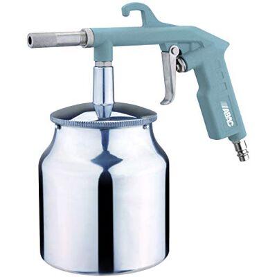 ABAC Sandstrahlpistole für Kompressor G-560A, Sandstrahlpistole mit 1L Sandbehälter, 6 mm Düse, max. Druck 8 Bar ABAC Sandstrahlpistole für Kompressor G-560A, Sandstrahlpistole mit 1L Sandbehälter, 6 mm Düse, max. Druck 8 Bar