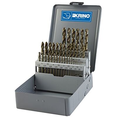 KRINO 1155411 HSS-Co Satz 37 Stück Kobaltstahl-Bohrer KRINO 1155411 HSS-Co Satz 37 Stück Kobaltstahl-Bohrer