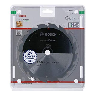 Bosch 1x PRO Wood Kreissägeblatt für Akku-Handkreissägen (für Weichholz, Hartholz, Ø mm, Professional Zubehör Handkreissäge) Bosch 1x PRO Wood Kreissägeblatt für Akku-Handkreissägen (für Weichholz, Hartholz, Ø mm, Professional Zubehör Handkreissäge)