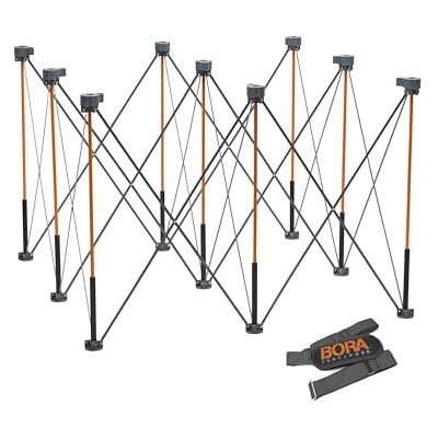 BORA Centipede CT9 – Werktisch klappbar, Mobile Werkbank klappbar 4×4 ft – Spanntisch, Werkstatttisch & Werkzeugtisch, 9‑Strut Stahlrahmen BORA Centipede CT9 – Werktisch klappbar, Mobile Werkbank klappbar 4×4 ft – Spanntisch, Werkstatttisch & Werkzeugtisch, 9‑Strut Stahlrahmen