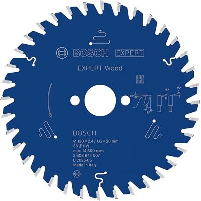 Bosch Accessories Professional Kreissägeblatt Expert für Wood (Holz, 130 x 20 x 2,4 mm, 36 Zähne, Zubehör Kreissäge), blau Bosch Accessories Professional Kreissägeblatt Expert für Wood (Holz, 130 x 20 x 2,4 mm, 36 Zähne, Zubehör Kreissäge), blau