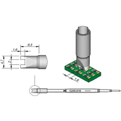 Jbc C245 Lötspitze - SMD Lötspitze Jbc C245 Lötspitze - SMD Lötspitze