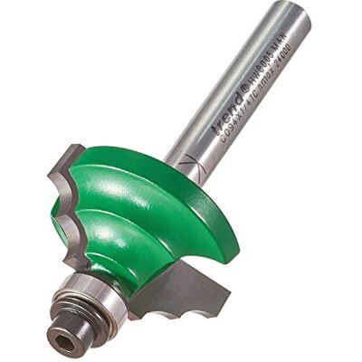 Trend CraftPro - Ovolo Router Cutter Bit - 1/4 Inch Shank - Router Cutter Bit Trend CraftPro - Ovolo Router Cutter Bit - 1/4 Inch Shank - Router Cutter Bit