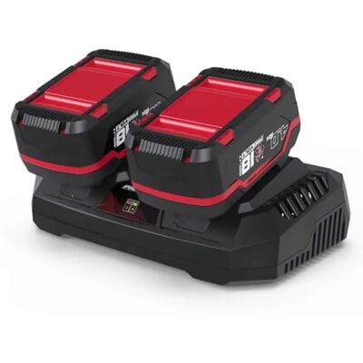 Güde Ladegerät & Akkupack Starter-Kit LGAP 2-18-3040 (18 V, 2X 4,0 Ah Akkupack und 3 A Doppelladegerät, Akkuleistung 72 Wh, Schnelladen in 96 min, passend für alle Geräte aus der 18V E³ Akkuserie) Güde Ladegerät & Akkupack Starter-Kit LGAP 2-18-3040 (18 V, 2X 4,0 Ah Akkupack und 3 A Doppelladegerät, Akkuleistung 72 Wh, Schnelladen in 96 min, passend für alle Geräte aus der 18V E³ Akkuserie)