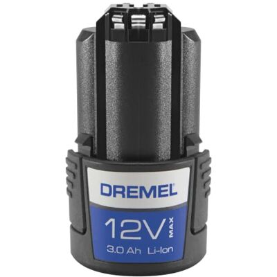 DREMEL 12V3 Lithium-Ionen-Ersatzakku (12V 3Ah Akku Zubehör für das Multifunktionswerkzeug 8260), Black DREMEL 12V3 Lithium-Ionen-Ersatzakku (12V 3Ah Akku Zubehör für das Multifunktionswerkzeug 8260), Black