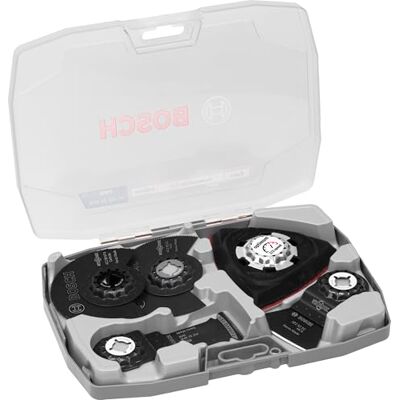 Bosch 8x Renovierungs-Sägeblatt-Set, 8-tlg. (für Holz mit Nägeln, Sandwich-Metall, 160 x 222 mm, Professional Zubehör Multifunktionswerkzeug) Bosch 8x Renovierungs-Sägeblatt-Set, 8-tlg. (für Holz mit Nägeln, Sandwich-Metall, 160 x 222 mm, Professional Zubehör Multifunktionswerkzeug)