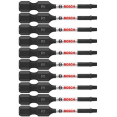 Bosch ITSQ12B 10 Stück 5,1 cm Vierkant #1 schlagfeste Schraubendreher-Bits Bosch ITSQ12B 10 Stück 5,1 cm Vierkant #1 schlagfeste Schraubendreher-Bits