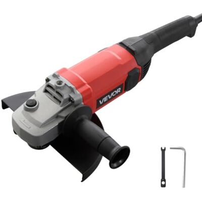 VEVOR Winkelschleifer 2000W Elektrischer Trennschleifer 230mm 6500 U/min Schleifmaschine zum Trennen & Schleifen von Metall, mit Netzkabel Vertsellbarer Schutzhaube & Griff, Scheiben Nicht Enthalten VEVOR Winkelschleifer 2000W Elektrischer Trennschleifer 230mm 6500 U/min Schleifmaschine zum Trennen & Schleifen von Metall, mit Netzkabel Vertsellbarer Schutzhaube & Griff, Scheiben Nicht Enthalten