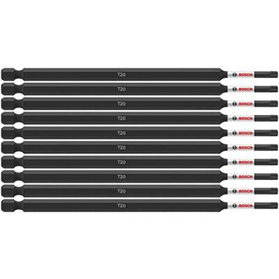 Bosch ITT206B 10er-Pack, 15,2 cm Torx #20 Impact Tough Schraubendreher-Bits Bosch ITT206B 10er-Pack, 15,2 cm Torx #20 Impact Tough Schraubendreher-Bits