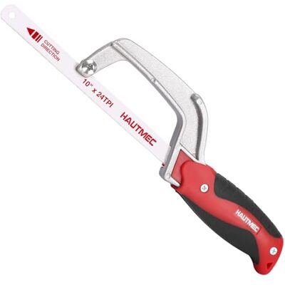HAUTMEC Mini-Bügelsäge Kompakte Hand-Bügelsäge Metallrahmen HT0035 HAUTMEC Mini-Bügelsäge Kompakte Hand-Bügelsäge Metallrahmen HT0035