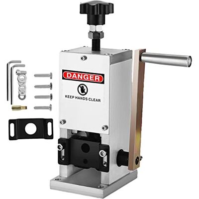 VEVOR Abisoliermaschine für 1,5-25 mm Kabel, Mehrfach-Abisolierzange Aluminiumlegierung, manuelle Abisoliermaschine, Hand Kabelschälmaschine mit Abisoliergeschwindigkeit für Kabelbaumverarbeitung VEVOR Abisoliermaschine für 1,5-25 mm Kabel, Mehrfach-Abisolierzange Aluminiumlegierung, manuelle Abisoliermaschine, Hand Kabelschälmaschine mit Abisoliergeschwindigkeit für Kabelbaumverarbeitung
