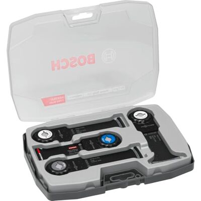 Bosch 4x Heavy Duty Set, 4-tlg. (für Edelstahl (Inox), Stahl, 200 x 120 mm, Professional Zubehör Multifunktionswerkzeug) Bosch 4x Heavy Duty Set, 4-tlg. (für Edelstahl (Inox), Stahl, 200 x 120 mm, Professional Zubehör Multifunktionswerkzeug)