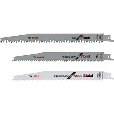 Bosch 2609256797 Stichsäbelsägeblätter-Set - 3 Stück Bosch 2609256797 Stichsäbelsägeblätter-Set - 3 Stück