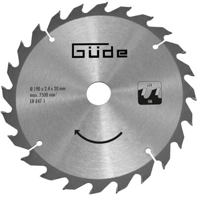 Guede - Ø190 mm - 24 Zähne - Kreissägeblatt Guede - Ø190 mm - 24 Zähne - Kreissägeblatt