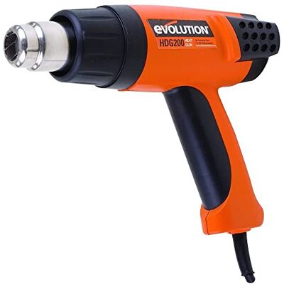 Evolution Power Tools HDG200 Digitale Heißluftpistole mit variabler Wärmeregulierung (Heißluftgebläse, Schrumpfpistole) – 230 V für den Hausgebrauch, inkl. Tragekoffer, 4 Düsen und Schaber Evolution Power Tools HDG200 Digitale Heißluftpistole mit variabler Wärmeregulierung (Heißluftgebläse, Schrumpfpistole) – 230 V für den Hausgebrauch, inkl. Tragekoffer, 4 Düsen und Schaber