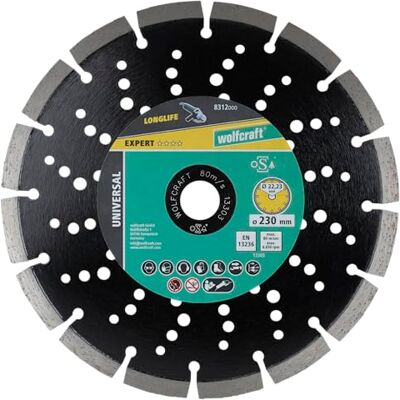 wolfcraft PRO LASER UNIVERSAL Diamant-Trennscheibe - Diamant-Trennscheibe wolfcraft PRO LASER UNIVERSAL Diamant-Trennscheibe - Diamant-Trennscheibe