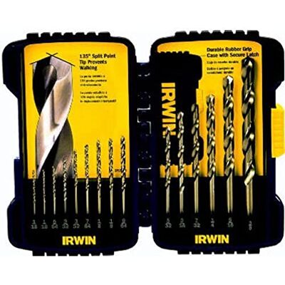 IRWIN Industrial Tools Spiralbohrer-Set mit geradem Schaft, Länge, 316015, Kobalt, 15pc IRWIN Industrial Tools Spiralbohrer-Set mit geradem Schaft, Länge, 316015, Kobalt, 15pc