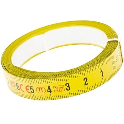 Bahco Modell L-6m - Stahlmaßband, 13mm, 6m, Selbstklebend, Links-Rechts-Ansicht - Messband Bahco Modell L-6m - Stahlmaßband, 13mm, 6m, Selbstklebend, Links-Rechts-Ansicht - Messband