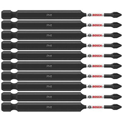 Bosch ITPH135B Schraubendreher-Bit, 8,9 cm (3,5 Zoll) Kreuzschlitz #1 Bosch ITPH135B Schraubendreher-Bit, 8,9 cm (3,5 Zoll) Kreuzschlitz #1