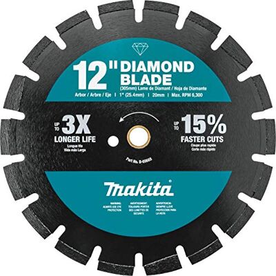 Makita B-69668 Diamantklinge, 30,5 cm, segmentiert, Doppelzweck. Makita B-69668 Diamantklinge, 30,5 cm, segmentiert, Doppelzweck.
