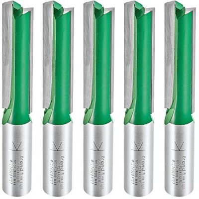 TREND CraftPro Küchenmonteur-Fräser, 1/2 Zoll Schaft, 12,7 mm, 5er Pack Enthält 5 Hartmetall-Fräser für Küchenmontage und Arbeitsplatten, 50 mm Schnittlänge, CR/KFP/5 TREND CraftPro Küchenmonteur-Fräser, 1/2 Zoll Schaft, 12,7 mm, 5er Pack Enthält 5 Hartmetall-Fräser für Küchenmontage und Arbeitsplatten, 50 mm Schnittlänge, CR/KFP/5