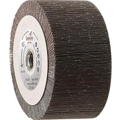 LUKAS Lamellenwalze LWL Normalkorund 100 x 50 mm Korn NK60 M14 LUKAS Lamellenwalze LWL Normalkorund 100 x 50 mm Korn NK60 M14