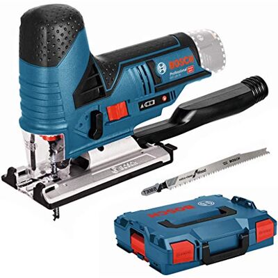 Bosch 12V System Akku Stichsäge GST 12V-70 (Schnitttiefe in Holz: 70mm, inkl. 2x Sägeblatt, Gleitschuh, Spanreißschutz, L-BOXX, ohne Akku/ Ladegerät) Bosch 12V System Akku Stichsäge GST 12V-70 (Schnitttiefe in Holz: 70mm, inkl. 2x Sägeblatt, Gleitschuh, Spanreißschutz, L-BOXX, ohne Akku/ Ladegerät)