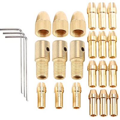 Orolotay 3 SäTze 0,5-3 Mm Messing Bohr Futter Kleine Elektrische Bohrzange Bit Spannzange Passend für Drehbar Werkzeuge 3 GrößE -2,0 Mm 2,35 Mm 3,17 Mm Orolotay 3 SäTze 0,5-3 Mm Messing Bohr Futter Kleine Elektrische Bohrzange Bit Spannzange Passend für Drehbar Werkzeuge 3 GrößE -2,0 Mm 2,35 Mm 3,17 Mm