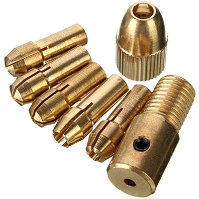 KingLan 8Pcs 0.5-3Mm Micro Twist Drill Chuck Set Kleine Elektrische Bohrer Stiefklappe Mit Allenschlüssel KingLan 8Pcs 0.5-3Mm Micro Twist Drill Chuck Set Kleine Elektrische Bohrer Stiefklappe Mit Allenschlüssel