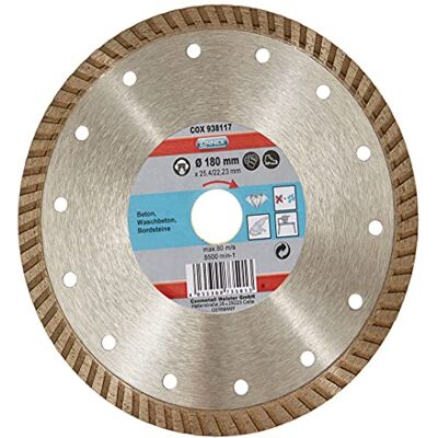 Connex COX938117 Diamant-Trennscheibe Turbo Ø 180 mm silber,bronze Connex COX938117 Diamant-Trennscheibe Turbo Ø 180 mm silber,bronze