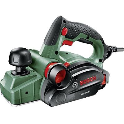 Bosch Home and Garden Handhobel PHO 2000, Hobelmesser, Karton (680 W, Hobelbreite 82 mm, Spantiefe 0 – 2,0 mm, Falztiefe 0 – 8 mm), Schwarz, Grün, 06032A4100 Bosch Home and Garden Handhobel PHO 2000, Hobelmesser, Karton (680 W, Hobelbreite 82 mm, Spantiefe 0 – 2,0 mm, Falztiefe 0 – 8 mm), Schwarz, Grün, 06032A4100