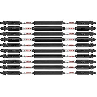 Bosch ITDEP2R26B Schraubendreher-Bits, 15,2 cm, Kreuzschlitz/Vierkant, 2, schlagfest, doppelseitig, 10 Stück Bosch ITDEP2R26B Schraubendreher-Bits, 15,2 cm, Kreuzschlitz/Vierkant, 2, schlagfest, doppelseitig, 10 Stück