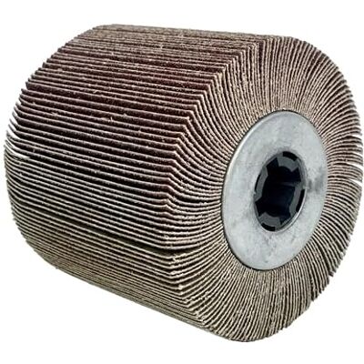 Dedra Lamellenbürste für Satiniermaschine 120x100 mm, Körnung 120, max. Drehzahl: 3700 U/min, , Aluminiumoxid, flexible Schleiflamellen, Resistenz gegen Verstopfung und Überhitzung Dedra Lamellenbürste für Satiniermaschine 120x100 mm, Körnung 120, max. Drehzahl: 3700 U/min, , Aluminiumoxid, flexible Schleiflamellen, Resistenz gegen Verstopfung und Überhitzung