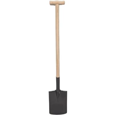 Land-Haus-Shop Gärtnerspaten Bauspaten Stahl schwarz mit Trittkante Esche Holzstiel und T-Griff Garten Grabe Spaten Metall Holz Stiel Feldspaten 115 cm Land-Haus-Shop Gärtnerspaten Bauspaten Stahl schwarz mit Trittkante Esche Holzstiel und T-Griff Garten Grabe Spaten Metall Holz Stiel Feldspaten 115 cm