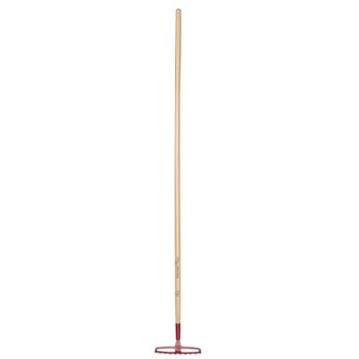 Fiskars Rosenrechen mit 14 Zinken, Classic, Länge: 170 cm, Breite: 23 cm, FSC-zertifiziertes Holz/Metall, Rot, 1077121 Fiskars Rosenrechen mit 14 Zinken, Classic, Länge: 170 cm, Breite: 23 cm, FSC-zertifiziertes Holz/Metall, Rot, 1077121
