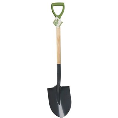 Kinzo Gartenschaufel 105 cm – Robustes Garten Werkzeug mit Holzstiel und Kunststoffgriff – Spaten zum Graben und Entfernen von Baumstumpf oder Wurzelstock Kinzo Gartenschaufel 105 cm – Robustes Garten Werkzeug mit Holzstiel und Kunststoffgriff – Spaten zum Graben und Entfernen von Baumstumpf oder Wurzelstock
