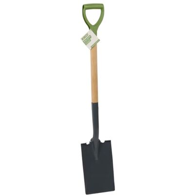 Kinzo Gartenschaufel 105 cm – Spaten mit Holzstiel und Kunststoffgriff – Gartengerät für Umgraben, Wurzelstock Entfernen, Erdarbeiten und Kompost Kinzo Gartenschaufel 105 cm – Spaten mit Holzstiel und Kunststoffgriff – Gartengerät für Umgraben, Wurzelstock Entfernen, Erdarbeiten und Kompost