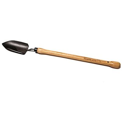 Unbekannt Pflanzkelle (geschmiedet) mit Eschen-Knopf-Stiel (48 cm) Unbekannt Pflanzkelle (geschmiedet) mit Eschen-Knopf-Stiel (48 cm)