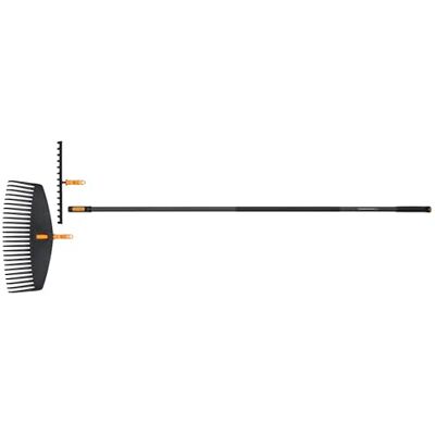 Fiskars OneClick Laubrechen, Bodenrechen & Stiel L Set Fiskars OneClick Laubrechen, Bodenrechen & Stiel L Set