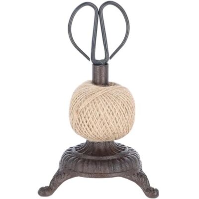 Esschert Design Schnurhalter mit Schere Klassisch Gusseisen Esschert Design Schnurhalter mit Schere Klassisch Gusseisen